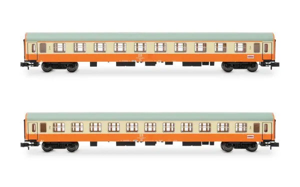 Arnold HN4435 - 2-tlg. Set Reisezugwagen „Städte-Express“ der DR