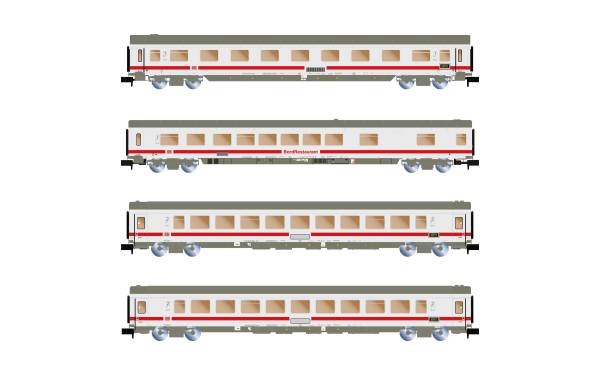 Arnold HN4504 - 4-tlg. Set Personenwagen IC „Wawel“ Hamburg - Berlin - Krakau der DBAG