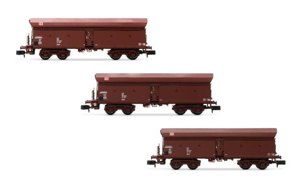 Arnold HN6562 - 3-tlg. Set Selbstentladewagen Bauart Fals164 der DB AG