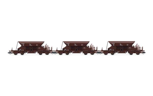 Arnold HN9747 - 3-tlg. Set Selbstentladewagen Fac125 der DR