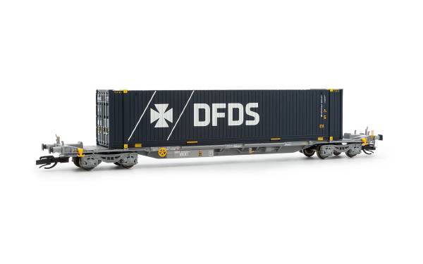 Arnold HN9751 - Containerwagen Sffgmss „DFDS“ der TOUAX Arnold HN9751 - Containerwagen Sffgmss „DFDS“ der TOUAX