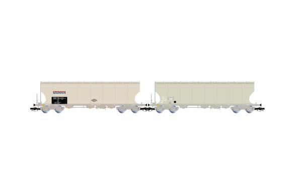 Arnold HN9757 - 2-tlg. Set Silowagen "NACCO" der DB