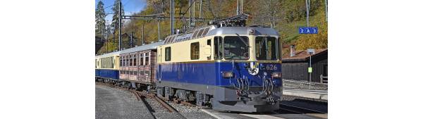 BEMO 1358176 - RhB Ge 4/4 II 626 Universallok "Alpine Classic Pullman Express", digital mit Sound
