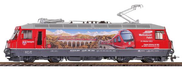 BEMO 1259176 - RhB Ge 4/4 III 644 Universallok "Weltrekordlok-Fahrt"