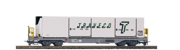BEMO 2292104 - RhB Sb-v 65694 Tragwagen mit Klimacontainer "Traveco"