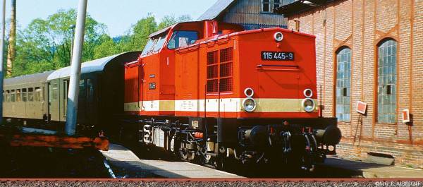 Brawa 41714 - Diesellok 115 445-9, DR, Ep.IV, DC BASIC+ Brawa 41714 - Diesellok 115 445-9, DR, Ep.IV, DC BASIC+