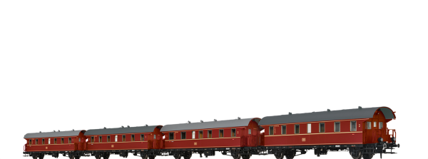 BRAWA 46786 - 4er Set Personenwagen der DB, BASIC+ BRAWA 46786 - 4er Set Personenwagen der DB, BASIC+