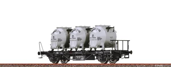 BRAWA 50601 - Behältertragwagen Lbs577 der DB, mit Efkr401 "Von Haus zu Haus"