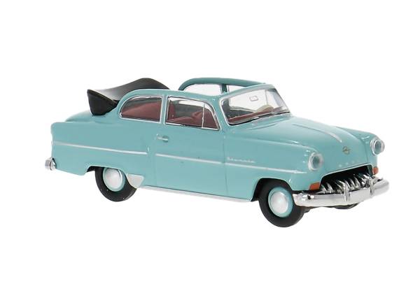Brekina 20249 - Opel Olympia Cabrio, helltürkis 1954
