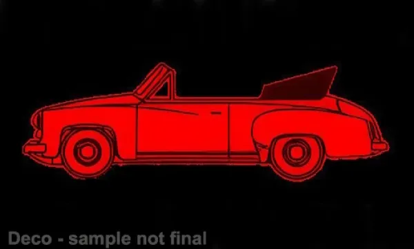 Brekina 27051 - Wartburg 311 Cabriolet, rot, 1959