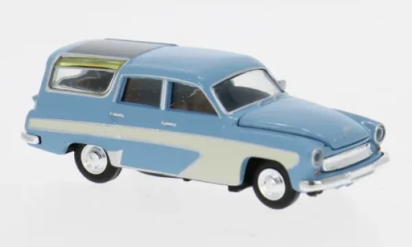 Brekina 27125 - Wartburg 311 Camping, hellblau/weiss, 1959