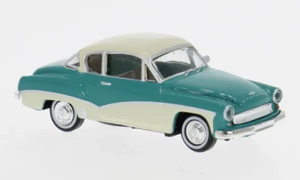 Brekina 27162 - Wartburg 311 Coupe, grün/hellblau, 1959