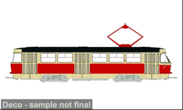 Brekina 64501 - Tatra T3/T4, 1970, Chemnitz