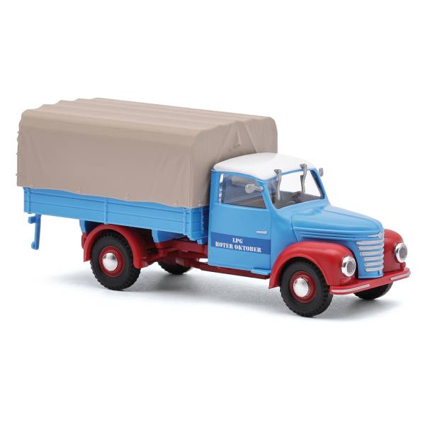 Busch 52361 - Framo V901/2 Pritsche/Plane, LPG Roter Oktober
