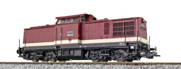 ESU 31760 - Diesellok V100 201 der DR, altrot