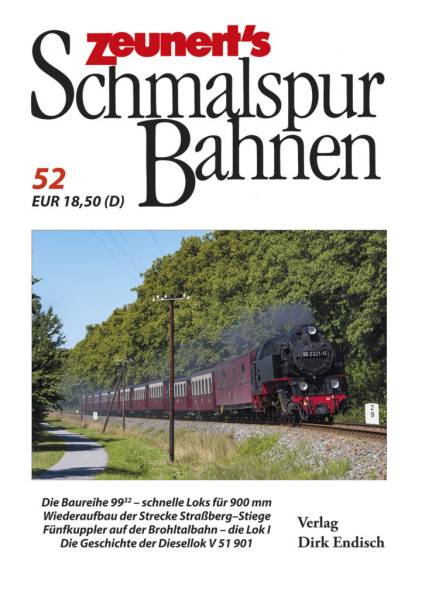 Verlag Dirk Endisch - Zeunert´s Schmalspurbahnen, Band 52
