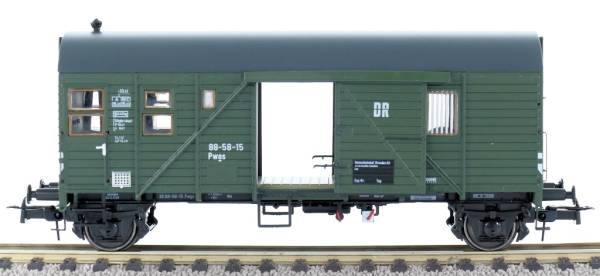 Exact-train EX23647 - Packwagen Pwgs44 Bremen der DR, mit ABC Raster grün