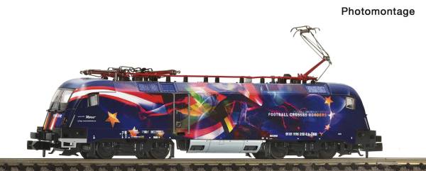 Fleischmann 7570070 - Elektrolokomotive 1116 212-2 „Fußball vereint Europa“ der ÖBB, digital mit Sound Fleischmann 7570070 - Elektrolokomotive 1116 212-2 „Fußball vereint Europa“ der ÖBB, digital mit Sound