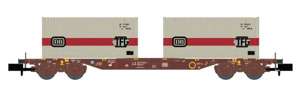 Hobbytrain H23201 - Containerwagen Sgjkkmms 699 der DB "DB/TFG" Hobbytrain H23201 - Containerwagen Sgjkkmms 699 der DB "DB/TFG"