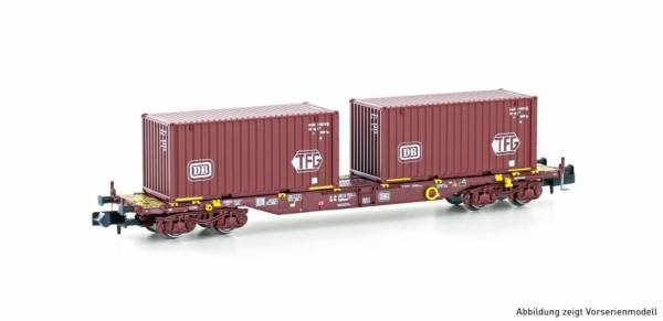 Hobbytrain H23202 - Containerwagen Sgjkkmms 699 der DB "DB/TFG"