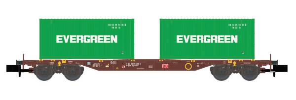 Hobbytrain H23204 - Containerwagen Sgjkkmms 699 der DB "Evergreen" Hobbytrain H23204 - Containerwagen Sgjkkmms 699 der DB "Evergreen"