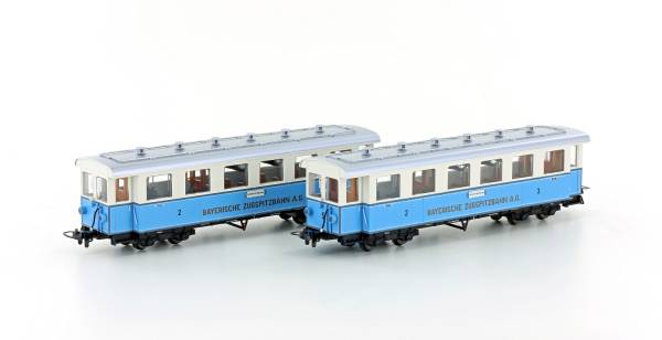 Hobbytrain H43101 - 2er Set Zugspitzbahn Personenwagen, H0m Hobbytrain H43101 - 2er Set Zugspitzbahn Personenwagen, H0m