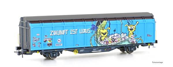 Hobbytrain H45106 - Schiebewandwagen Hbbillns der SBB, Graffiti-Serie 4