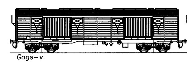 Lok Schlosserei Güterwagen Gags-v
