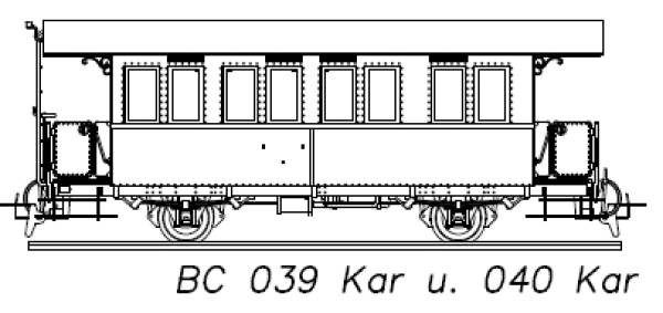 Lok-Schlosserei - Personenwagen Kar 039/040