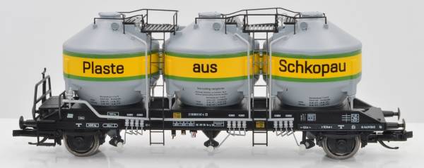 NPE NW22068 - Silowagen Bauart Uc-y der DR, Plaste aus Schkopau