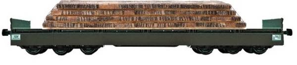 NPE NW52072 - Schwerlastwagen Samms 4860 beladen der DR