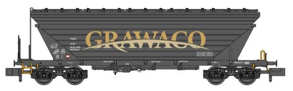 NPE NW52224 - Getreidesilowagen Uagpps Niederlande, Grawaco, schwarz