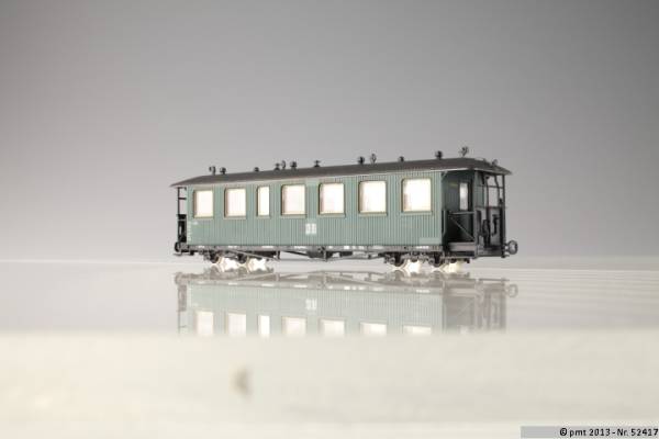 PMT 52417 - Reisezugwagen 2. Klasse der DR, grün, Holzaufbau