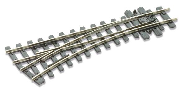 PECO SL-E492 - H0e Code 80 Anschlussgleis-Weiche links 19,5°