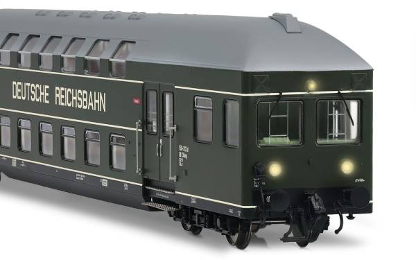 Rivarossi HR4392 - 4-tlg. Doppelstockeinheit mit Steuerabteil der DR