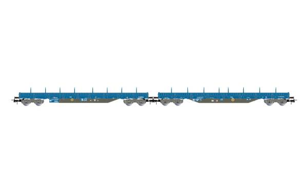 Rivarossi HR6671 - 2-tlg. Set Rungenwagen Res der PRESS