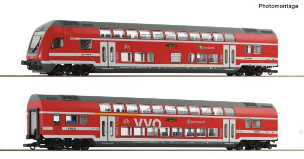 Roco 6200066 - 2-tlg. Set: Doppelstockwagen der DB AG Roco 6200066 - 2-tlg. Set: Doppelstockwagen der DB AG