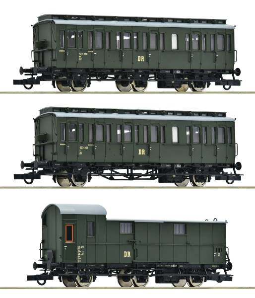 Roco 6200130 - 3-tlg. Set 1: Nebenbahnzug der DR Roco 6200130 - 3-tlg. Set 1: Nebenbahnzug der DR