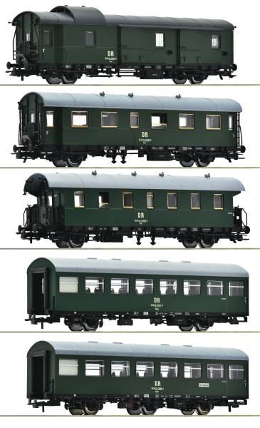 Roco 6200243 - 5-tlg. Set: Personenzug der DR