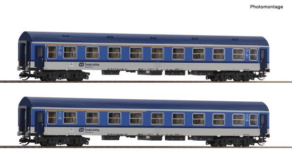 ROCO 6280019 - 2-tlg. Set 1: Reisezugwagen der CD ROCO 6280019 - 2-tlg. Set 1: Reisezugwagen der CD