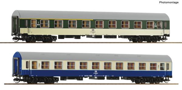 ROCO 6280029 -2-tlg. Set: Reisezugwagen der DR ROCO 6280029 -2-tlg. Set: Reisezugwagen der DR