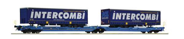 ROCO 6600035 - Doppeltaschen-Gelenkwagen T3000e der EUROWAGON ROCO 6600035 - Doppeltaschen-Gelenkwagen T3000e der EUROWAGON