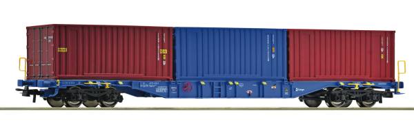 Roco 6600145 - Containertragwagen der CD Cargo