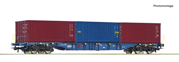 ROCO 6600145 - Containertragwagen der CD Cargo