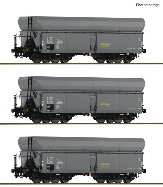 Roco 6600325 - 3-tlg. Set: Selbstentladewagen der CSD