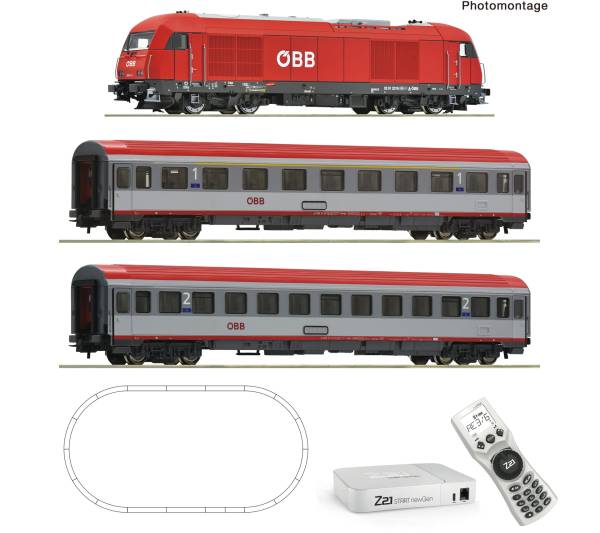 Roco 5110025 – Z21 START newGen Digitalset: Diesellokomotive Rh 2016 (ROCO LINE, Z21 multiMA...