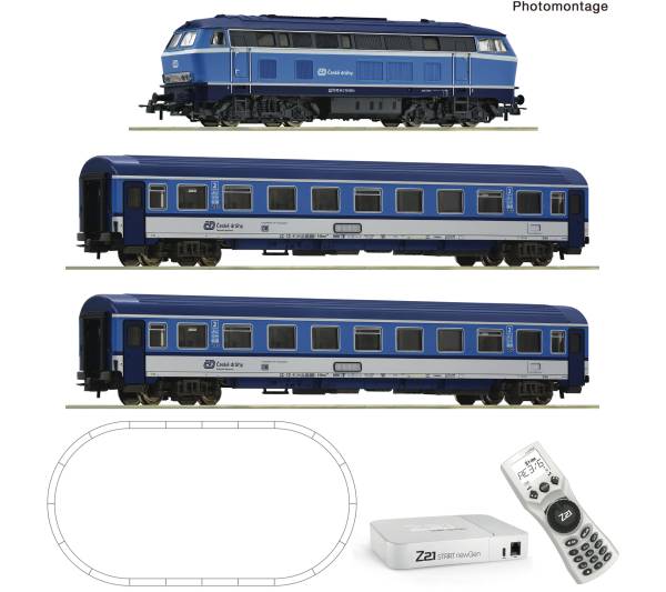 Roco 5110029 – Z21 START newGen Digitalset: Diesellokomotive Rh 756 (GEOLINE, Z21 multiMAUS)...