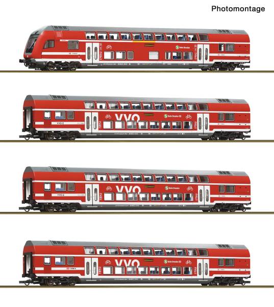 Roco 6210319 – 4-tlg. Set: Doppelstockwagen, DB AG