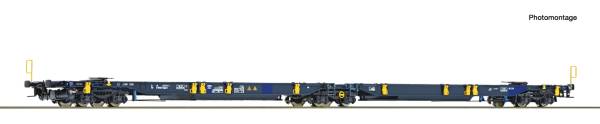 Roco 6600366 – Doppeltaschen-Gelenkwagen T2000, AAE