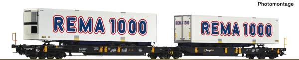 Roco 6600369 – Doppeltaschen-Gelenkwagen T2000, CargoNet